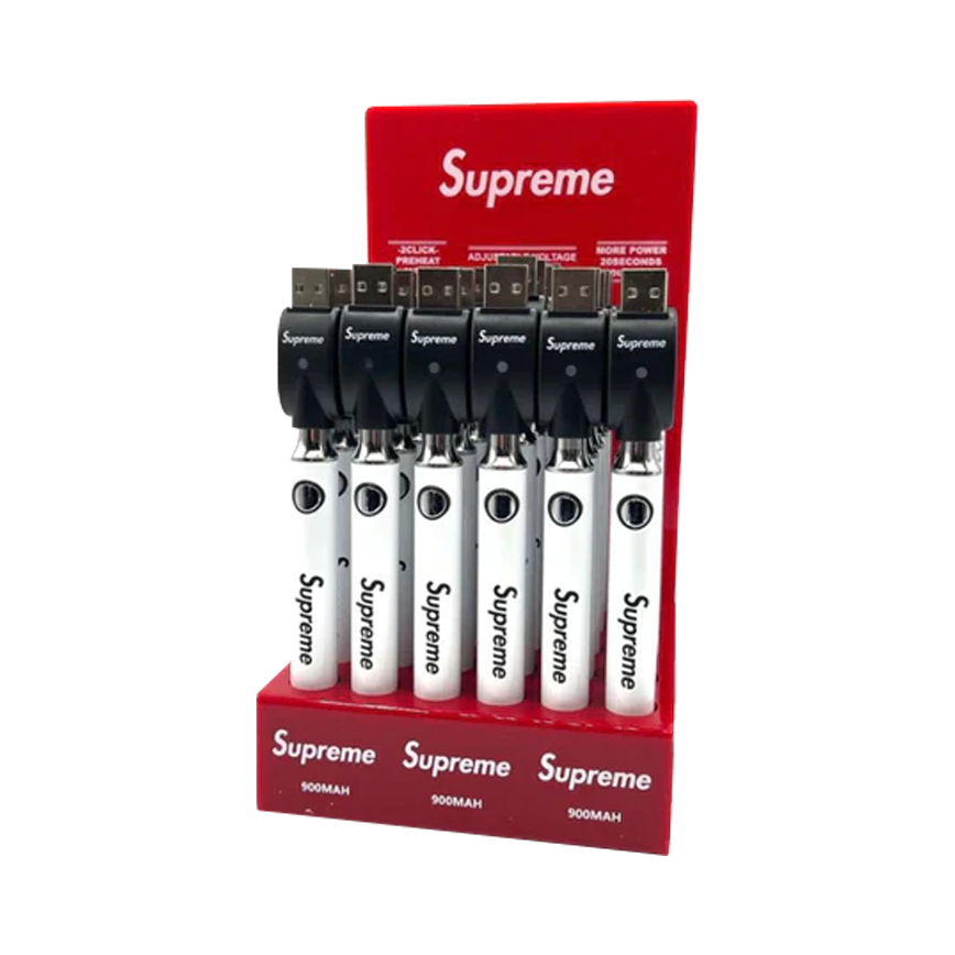 Supreme Battery Pen Mix Colours Display 30Ct