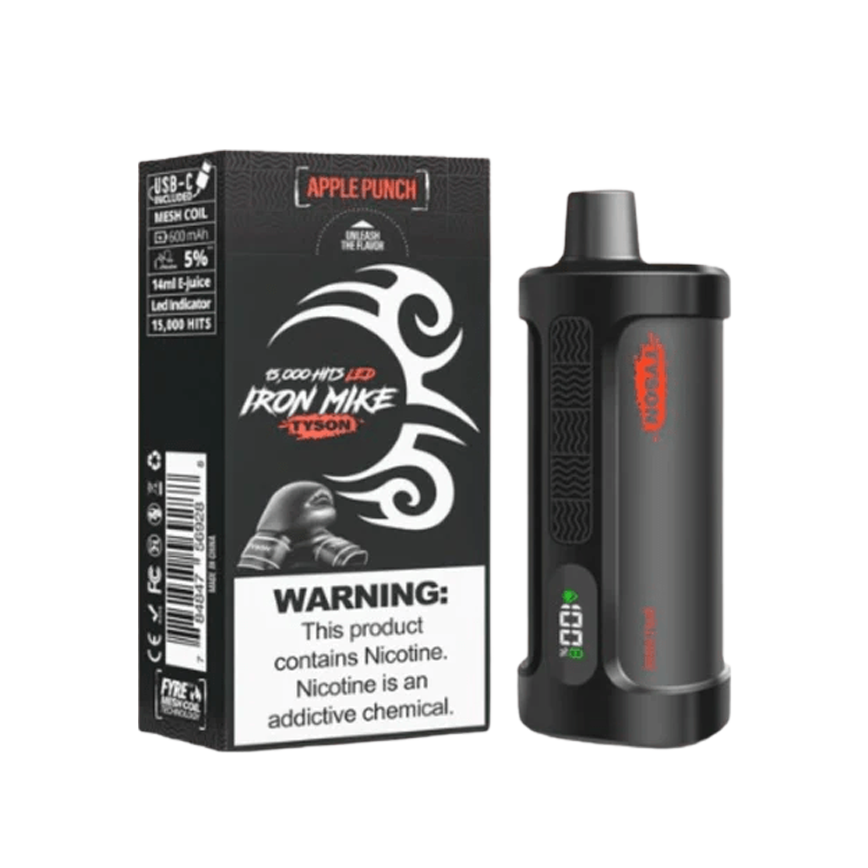 Tyson Iron Mike Apple Punch 15000Puff 5Ct