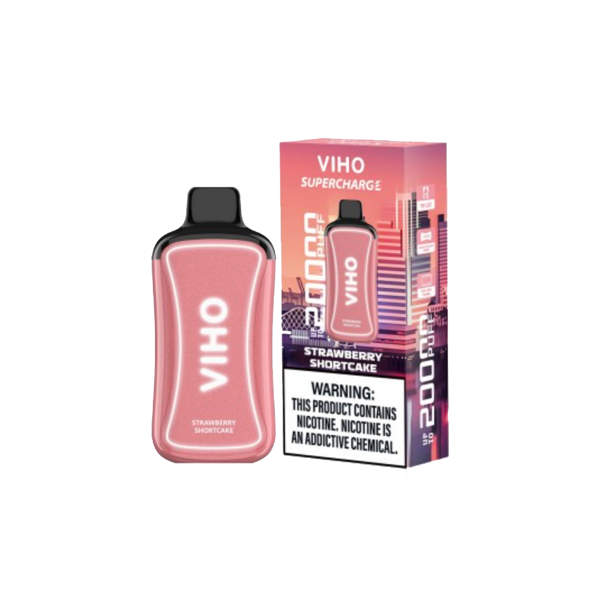 Viho 20000Puff Strawberry Short Cake 5% 5Ct