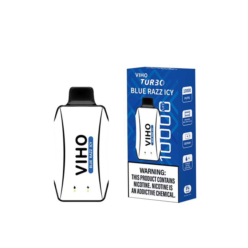 Viho Tur30 Disposable Blue Razz Icy 10000Puff 5% 5Ct