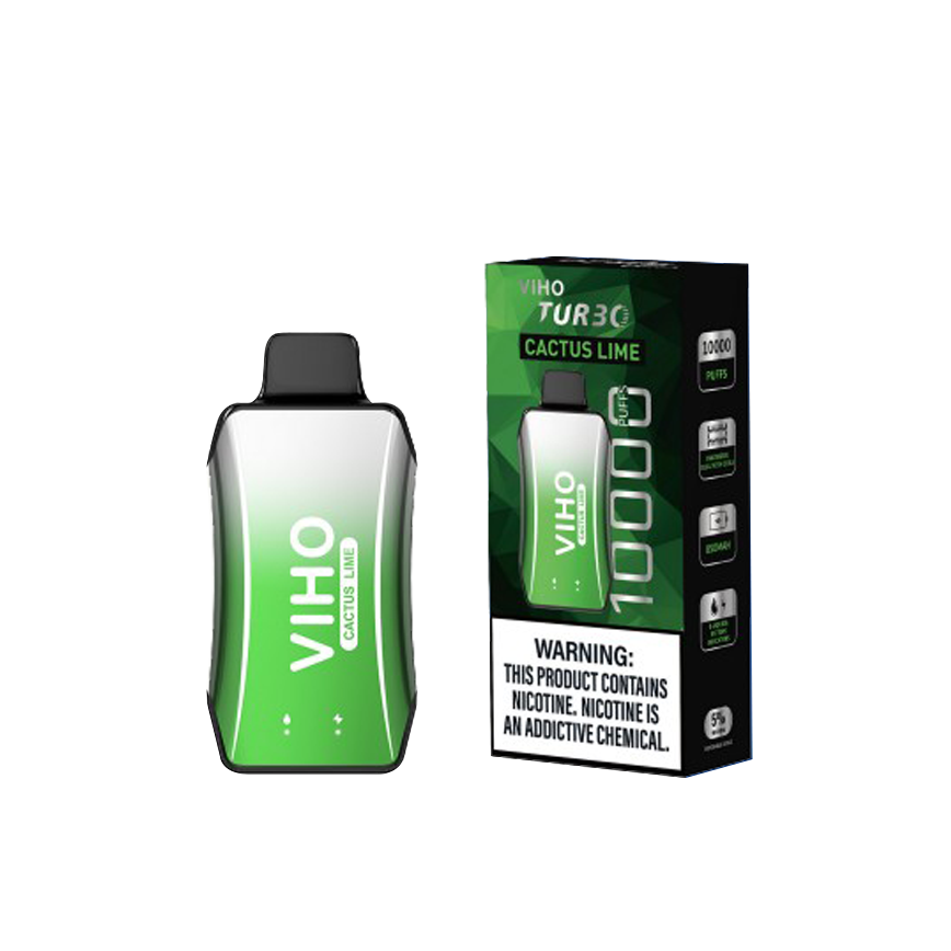 Viho Tur30 Disposable Cactus Lime 10000Puff 5% 5Ct