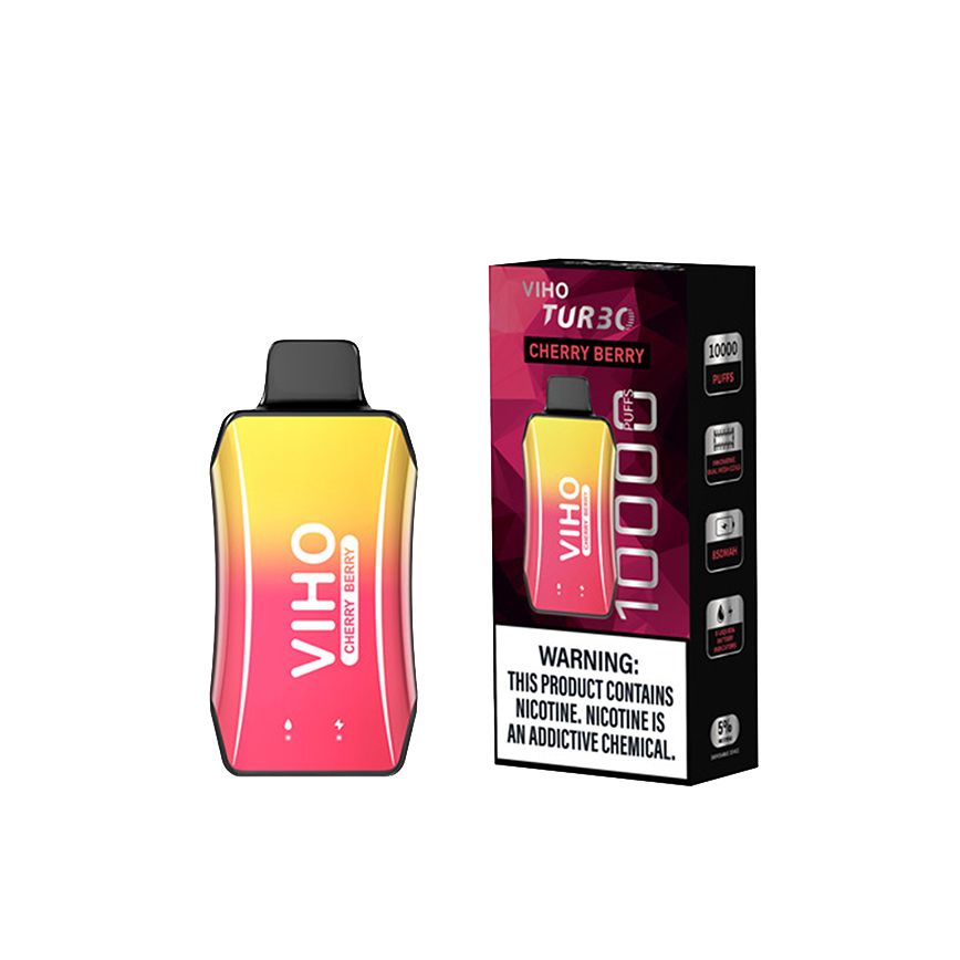 Viho Tur30 Disposable Cherry Berry 10000Puff 5% 5Ct