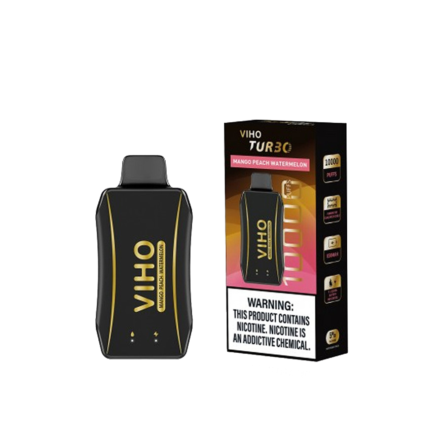 Viho Tur30 Disposable Mango Peach Watermelon 10000Puff 5% 5Ct