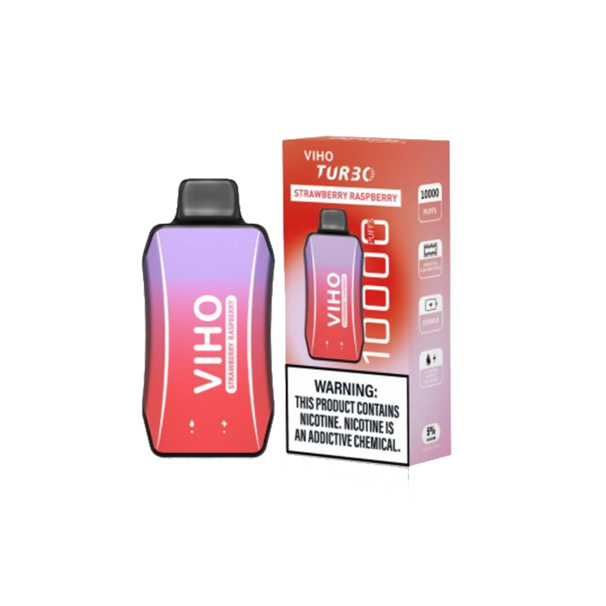 Viho Tur30 Starwberry Raspberry 10000Puff 5% 5Ct