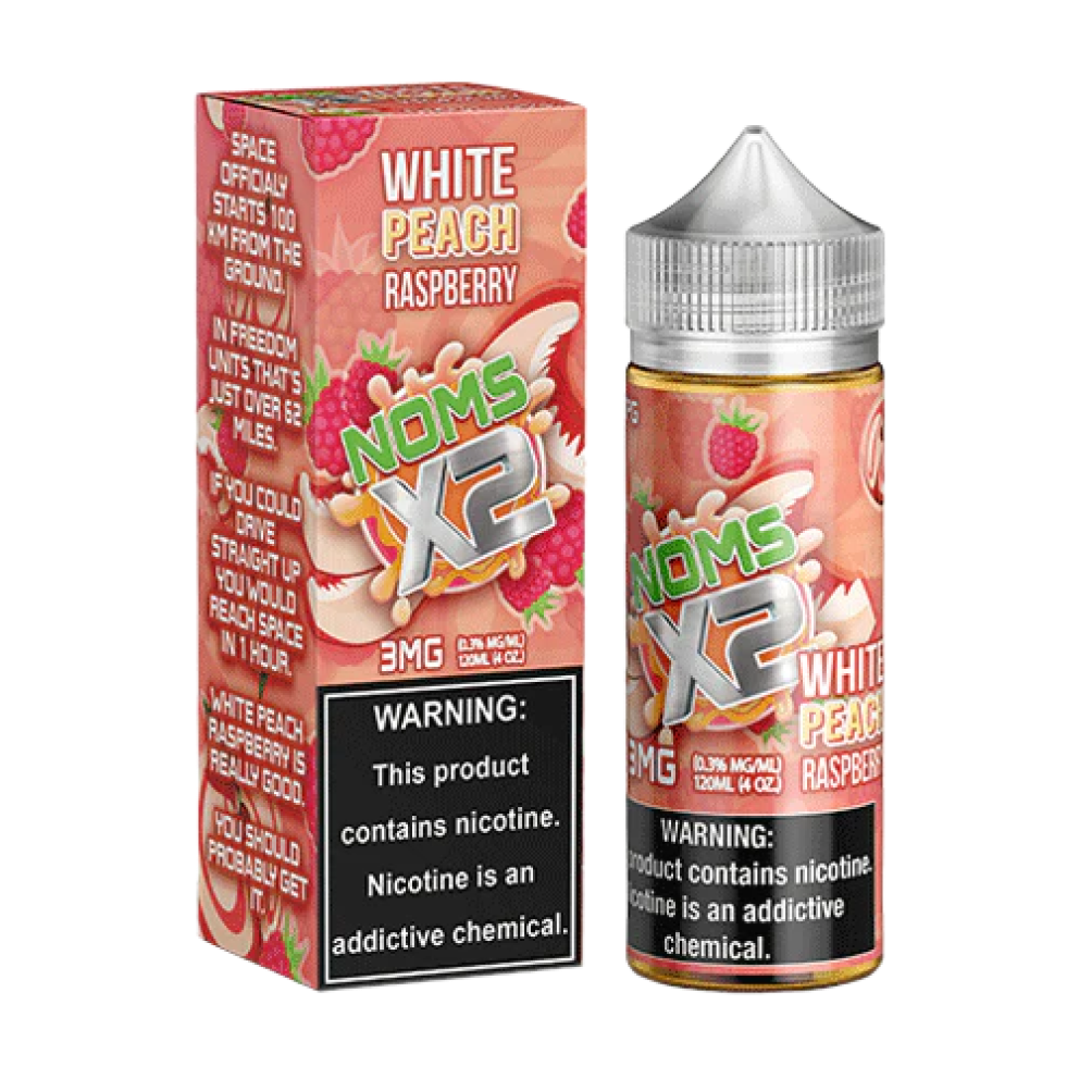 Noms X2 White Peach Raspberry 120Ml