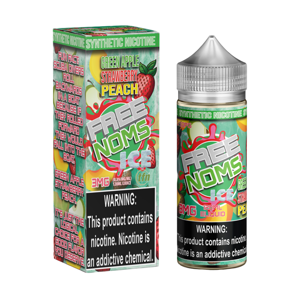 Noms Free Noms Green Apple Strawberry Peach 120MI