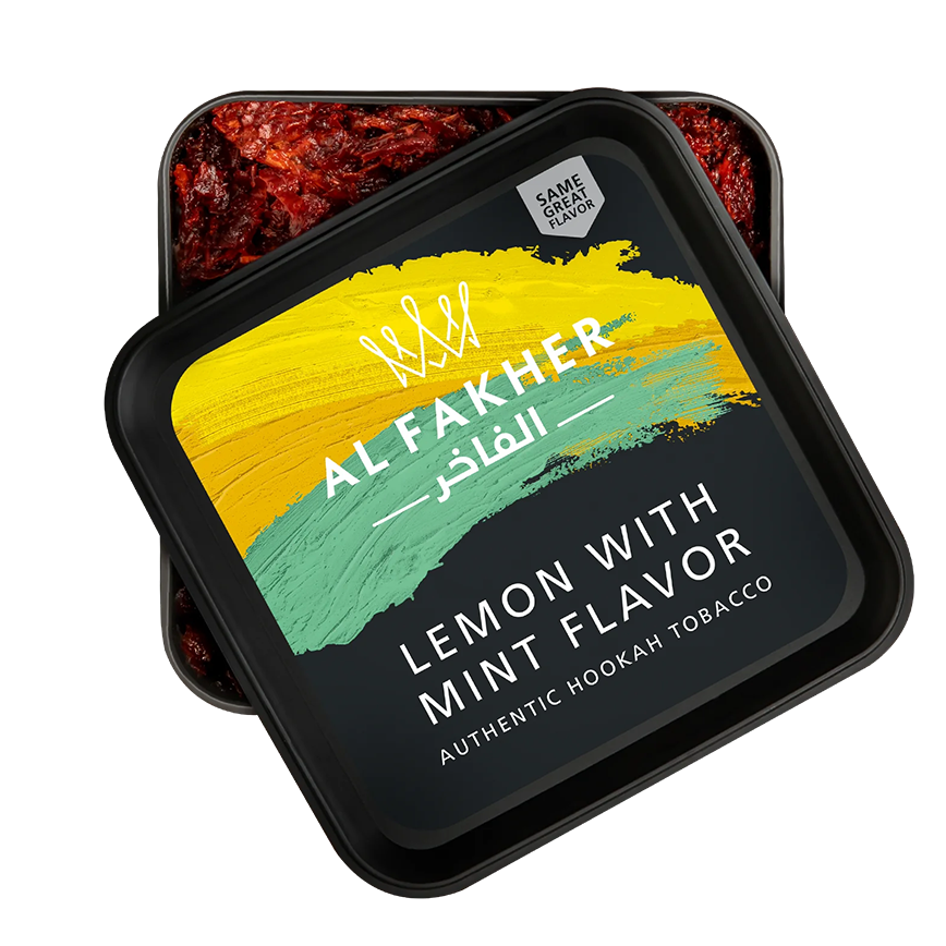 Al Fakher Hookah Tobacco Lemon With Mint Flavor 250G