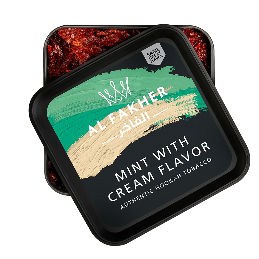 Al Fakher Hookah Tobacco Mint With Cream Flavor 250G