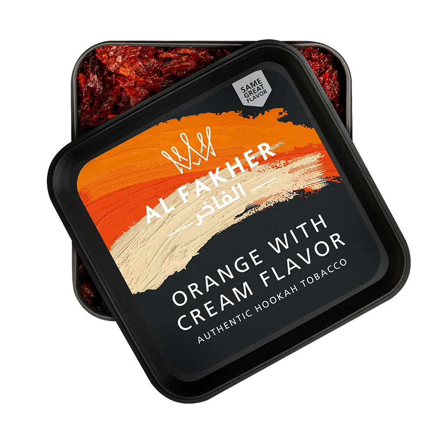 Al Fakher Hookah Tobacco Orange With Cream Flavor 250G
