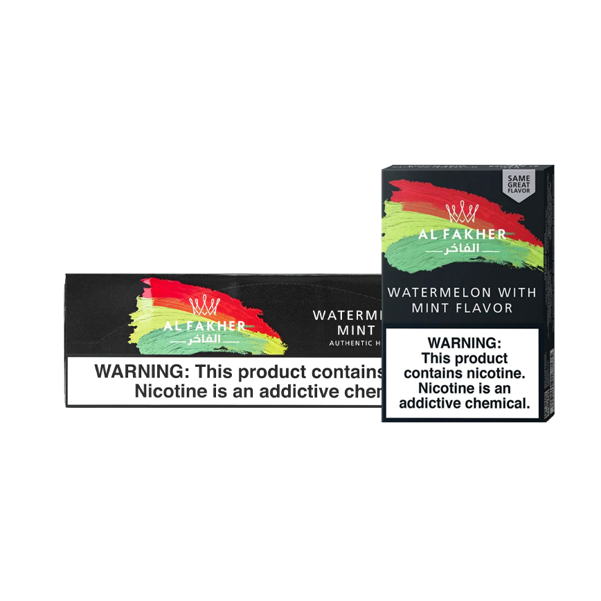 Al Fakher Hookah Tobacco Watermelon With Mint Flavor 10x50G