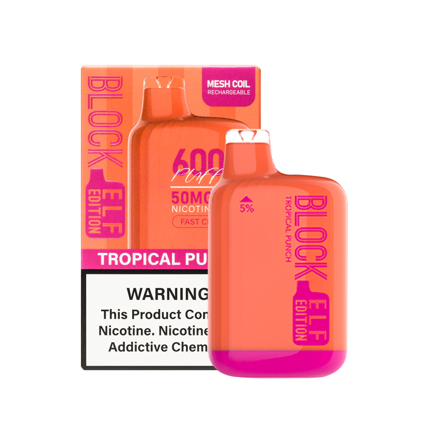 Block Elf Tropical Punch 6000Puff 5% 5Ct