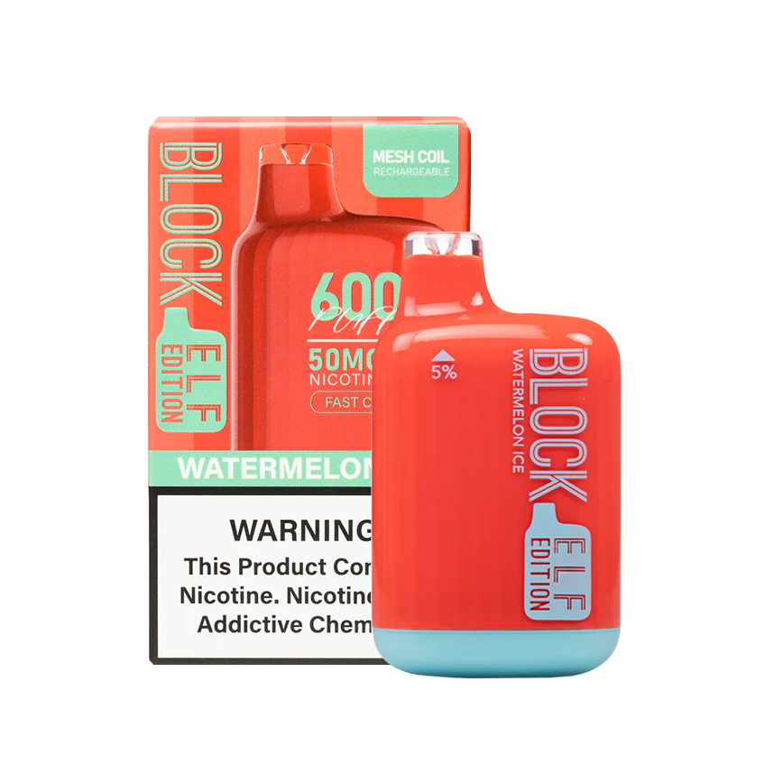 Block Elf Watermelon Ice 6000Puff 5% 5Ct