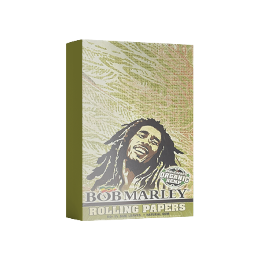 Bob Marleey Organic Rolling Papers 1 1/4 Size 25Ct