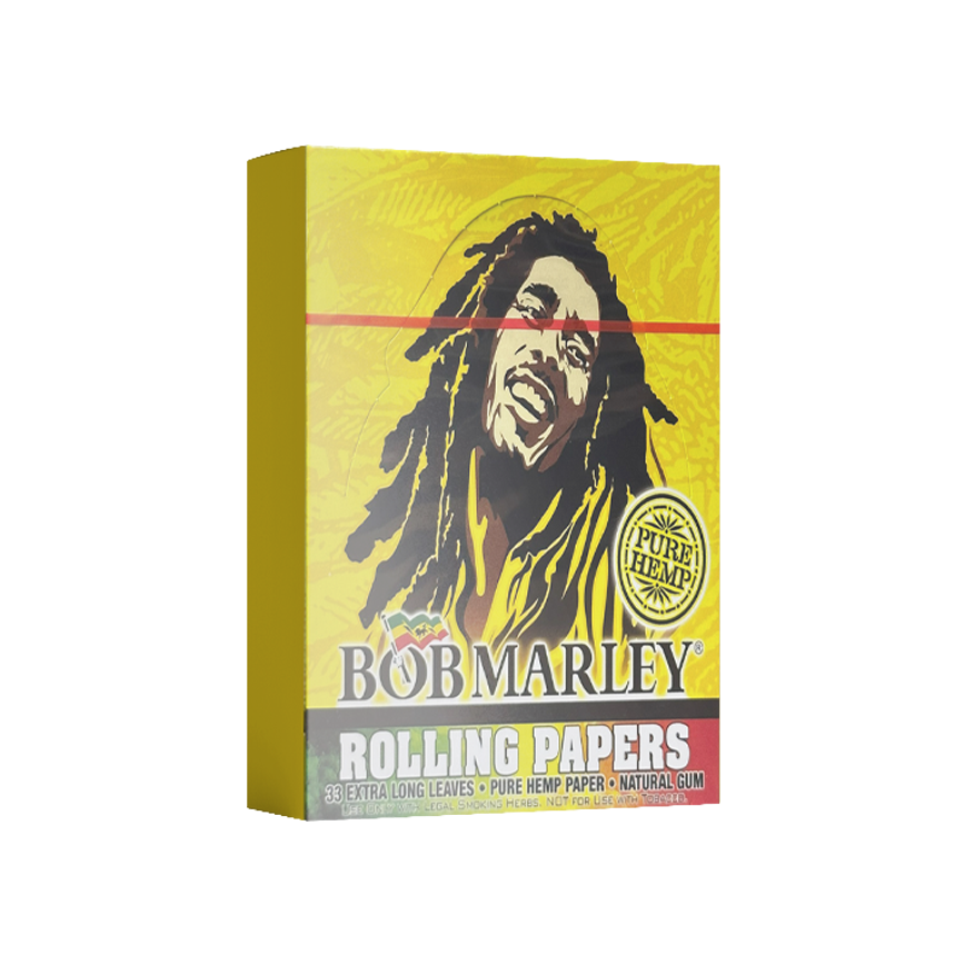 Bob Marley Pure Hemp Rolling Papers King Size 50Ct