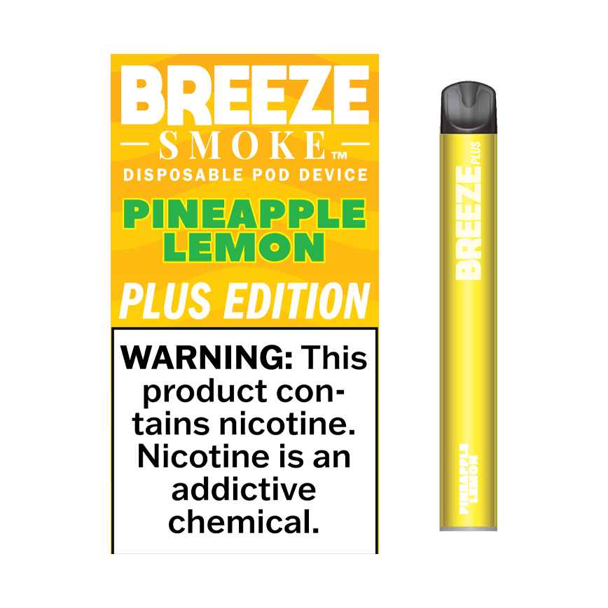 Breeze Smoke Disposable Pineapple Lemonade 2000Puff 5% 10Ct