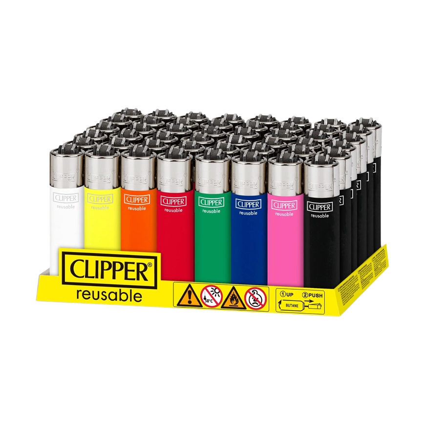 Clipper Reusable Lighter 48Ct