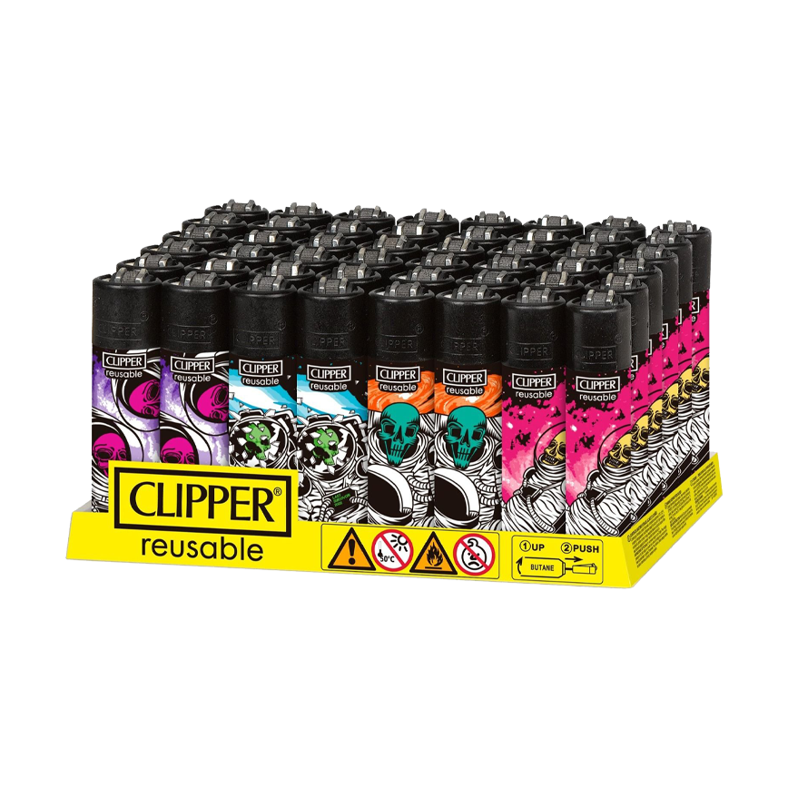 Clipper Reusable Lighter 48Ct