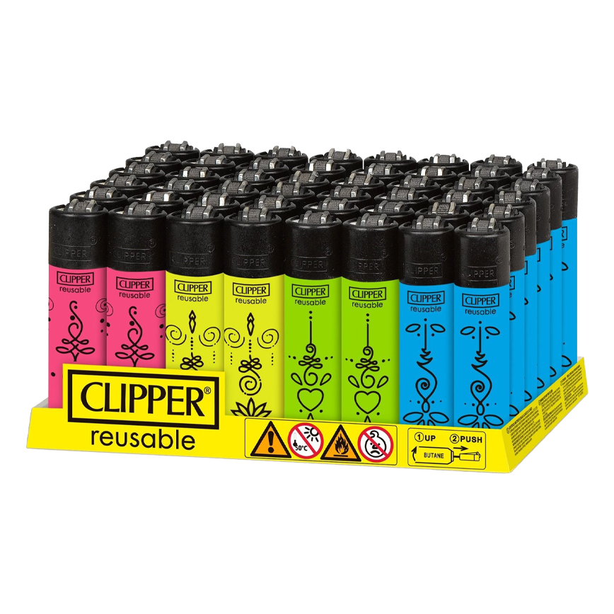 Clipper Reusable Lighter 48Ct