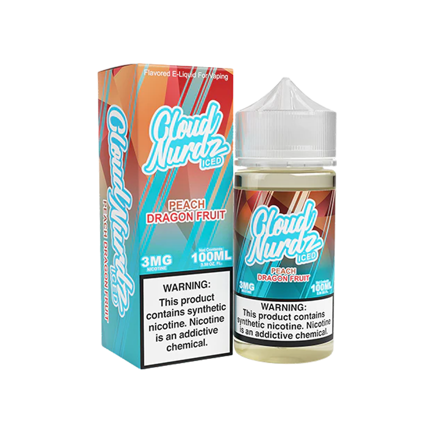 Cloud Nurdz Iced Peach Dragon Fruit 100Ml