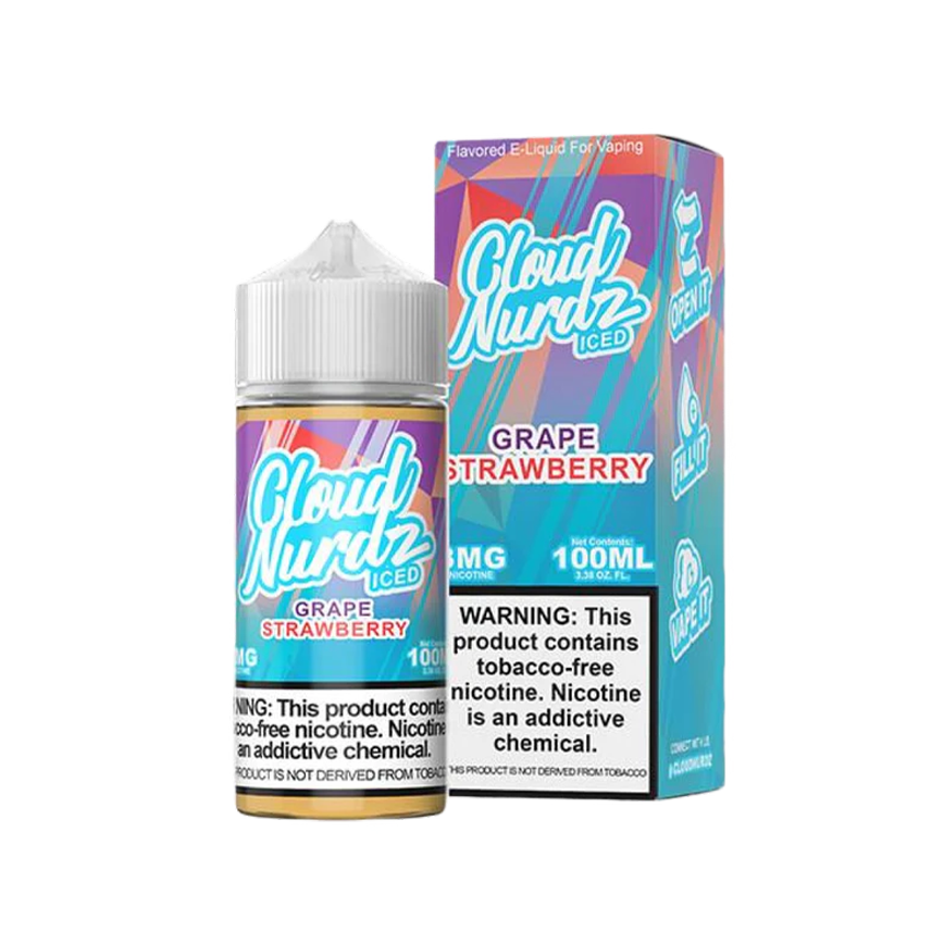 Cloud Nurdz Iced Strawberry Grape 100Ml