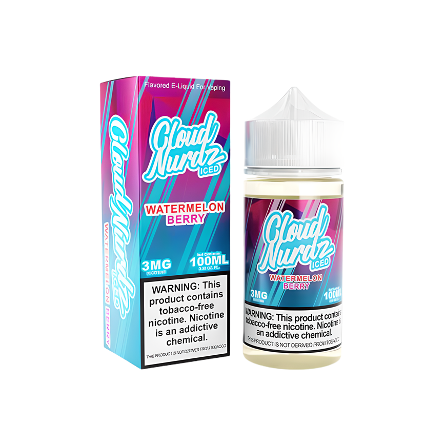 Cloud Nurdz Iced Watermelon Berry 100Ml