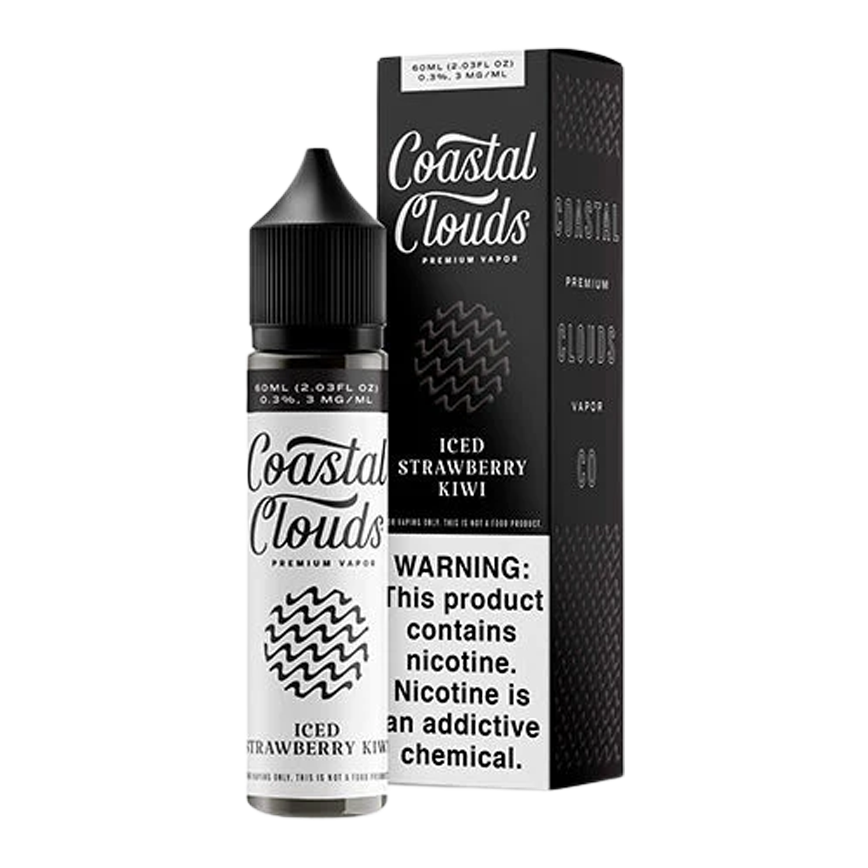 Coastal Clouds Iced Strawberry Kiwi 60Ml