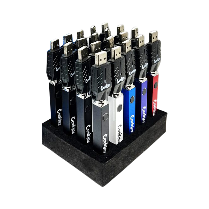 Cookies Large Twist Battery Pen Mix Colours Display