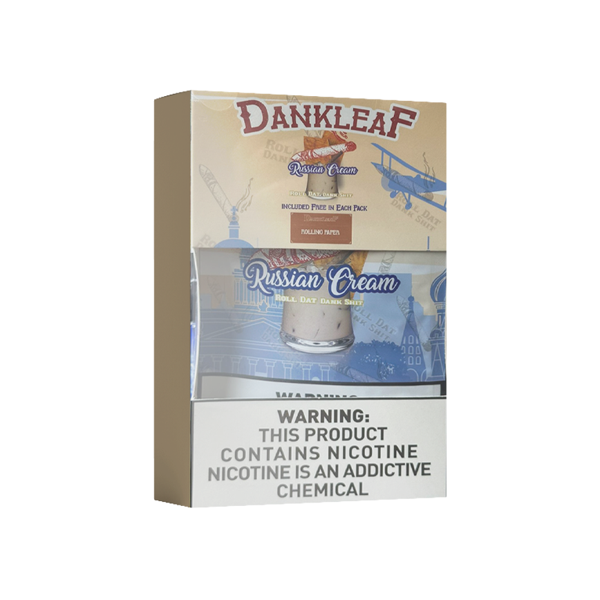 Dank Leaf Russian Cream Rolling Paper 8-5 Packs