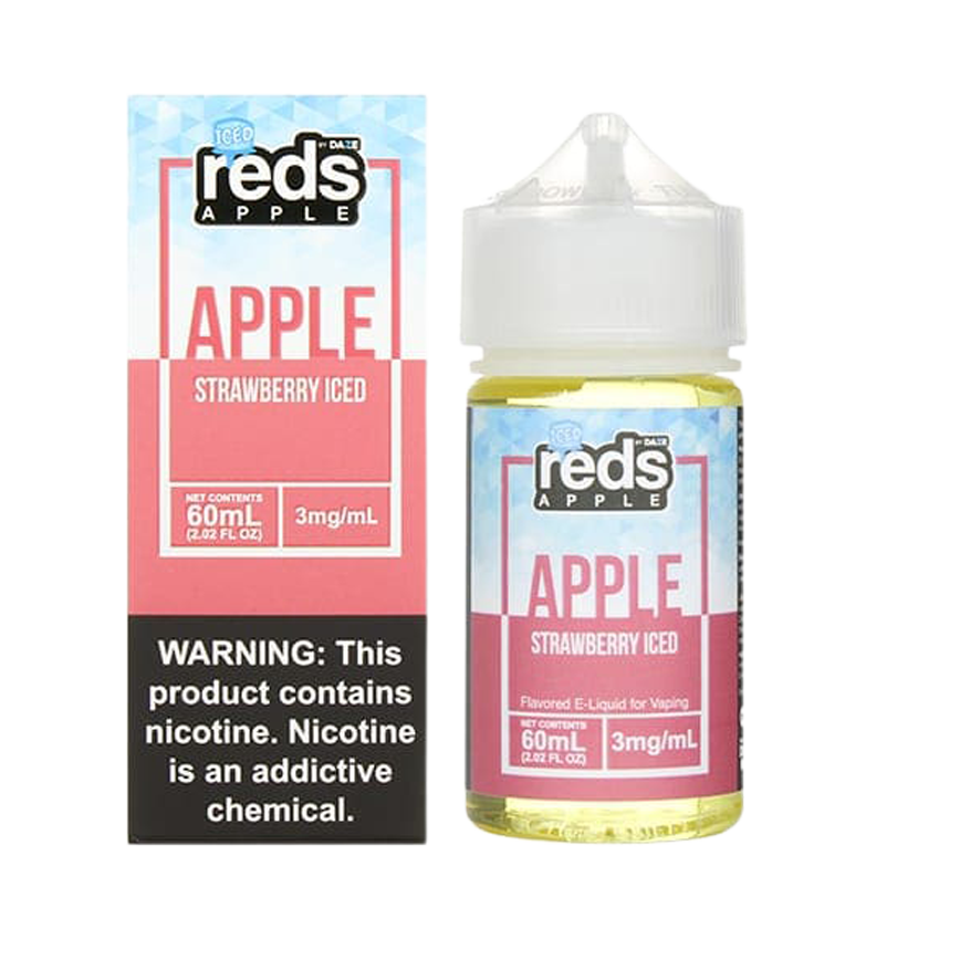 Daze Iced Red Apple Apple Strawberry Iced 60Ml