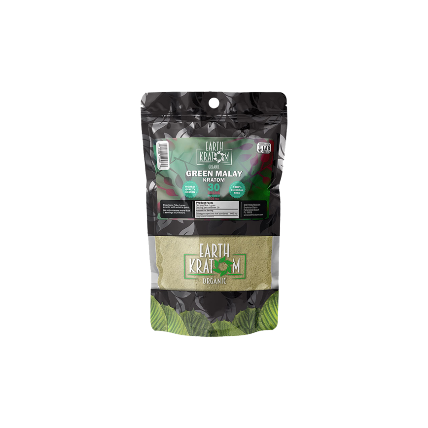 Earth Kratom Green Malay Kratom Powder