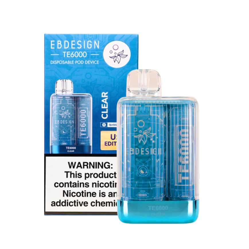 Ebdesign Clear Te6000Puff 5% 5Ct