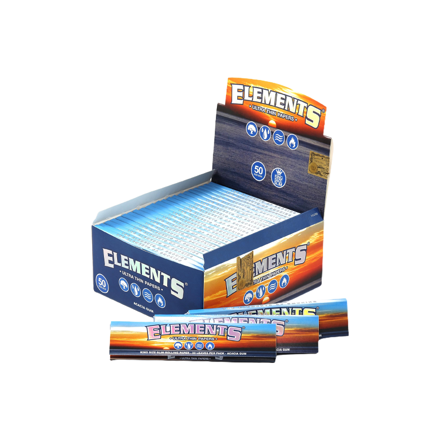 Elements Ultra Thni Papers King Size Slim 50Ct