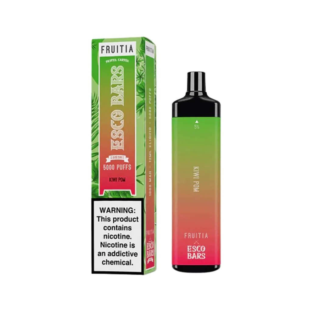 Esco Bar Disposable Kiwi Pom 2500Puff 5% 10CT