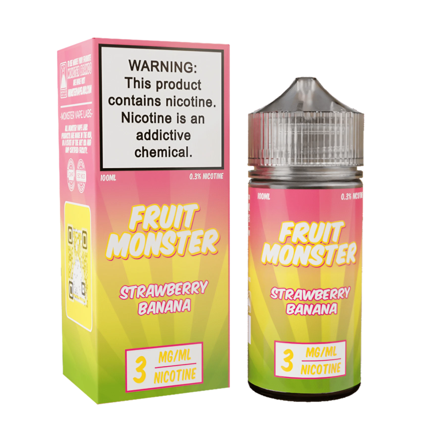 Fruit Monster Strawberry Banana 100Ml