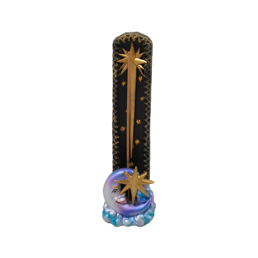 Fujima Moon & Star Playstone Incense Burner