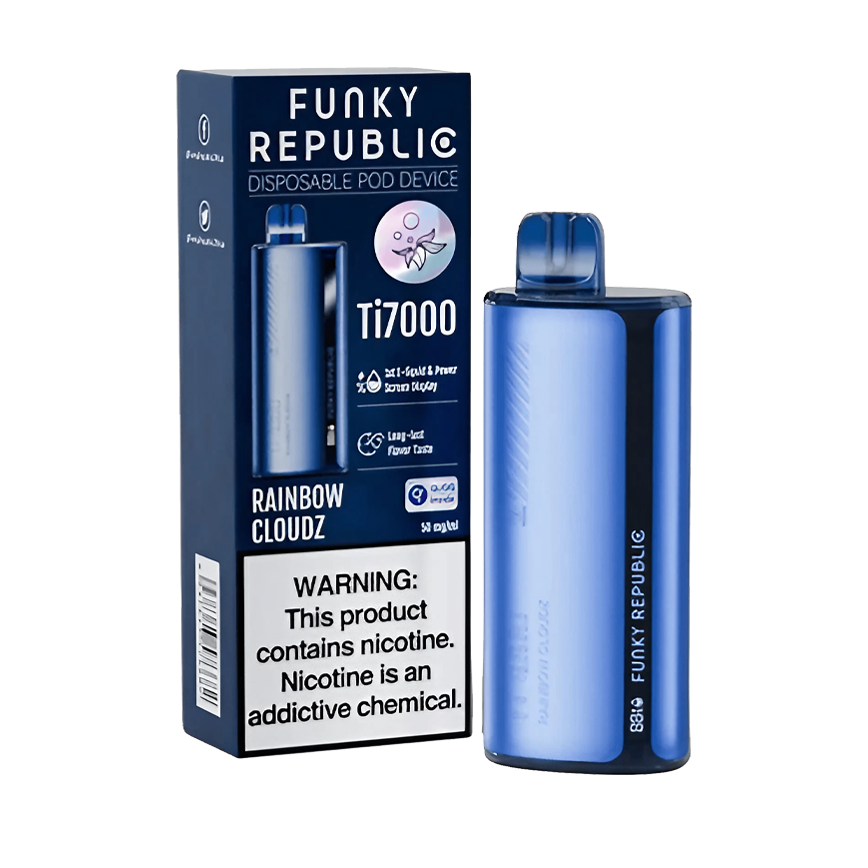Funky Republic Pink Grapefruit Ti7000Puff 5% 5Ct