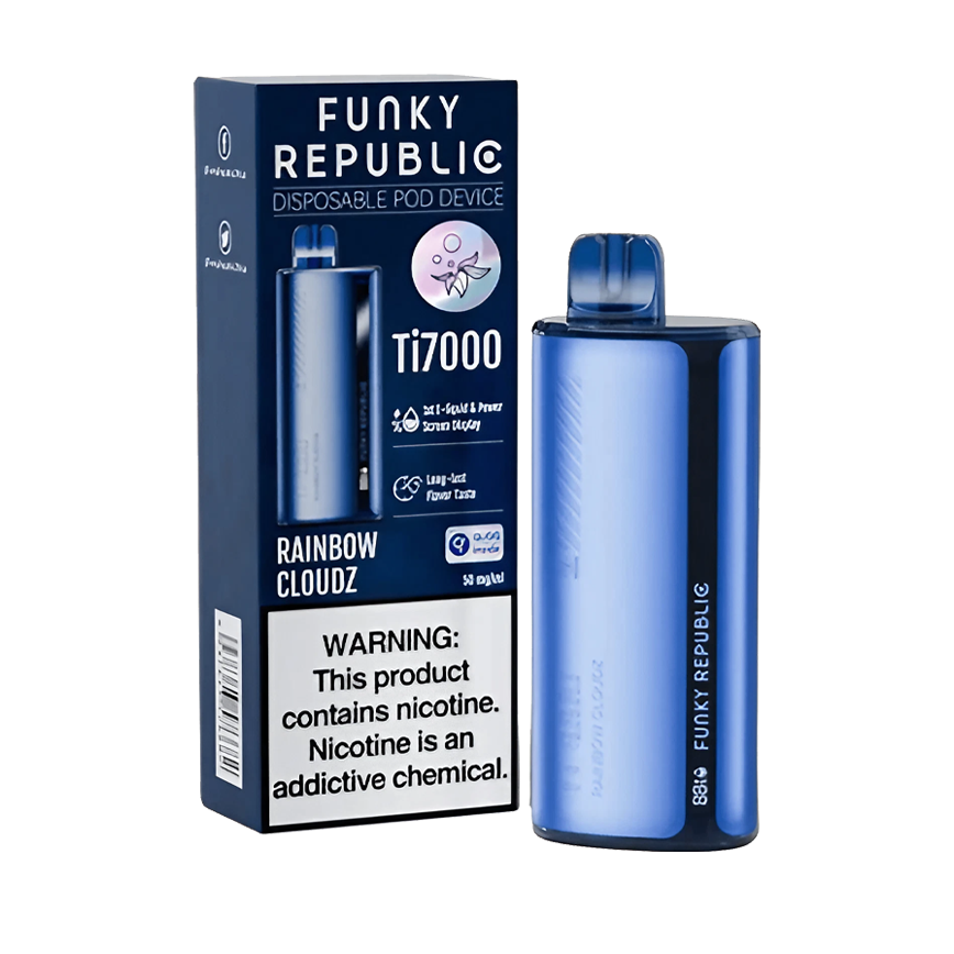 Funky Republic Rinbo Cloudd Ti7000Puff 5% 5Ct