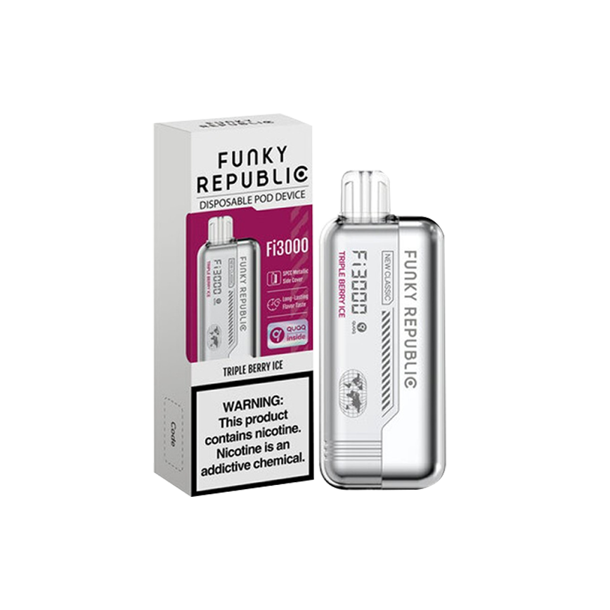 Funky Republic Triple Berry Ice Fi3000Puff 5% 5Ct
