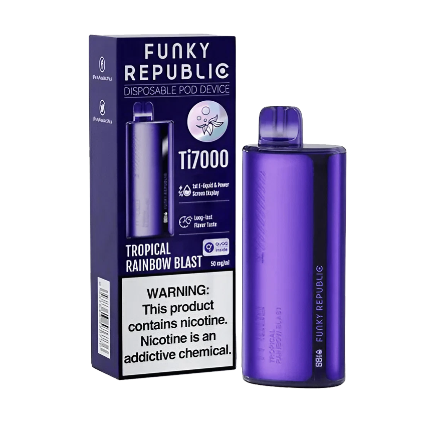 Funky Republic Tropical Blast Ti7000Puff 5% 5Ct