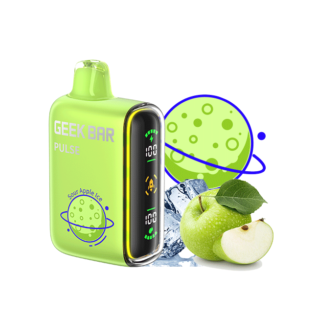 Geek Bar Pulse Sour Apple 15000Puff 5% 5Ct
