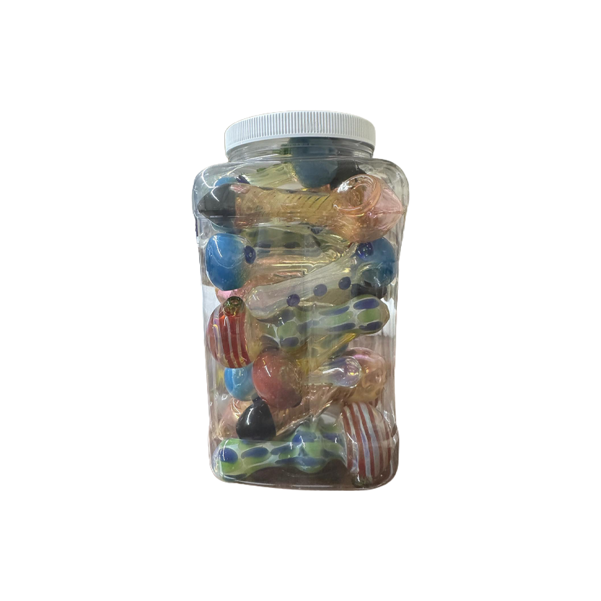 Glass Hand Pipe - 0866 20Ct