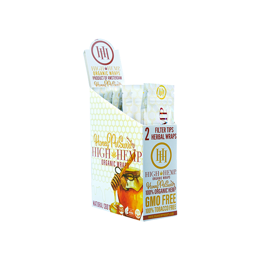 High Hemp Honey Organic Wraps 25Ct
