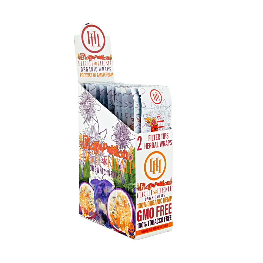 High Hemp Organic Wraps Florapassion 25Ct