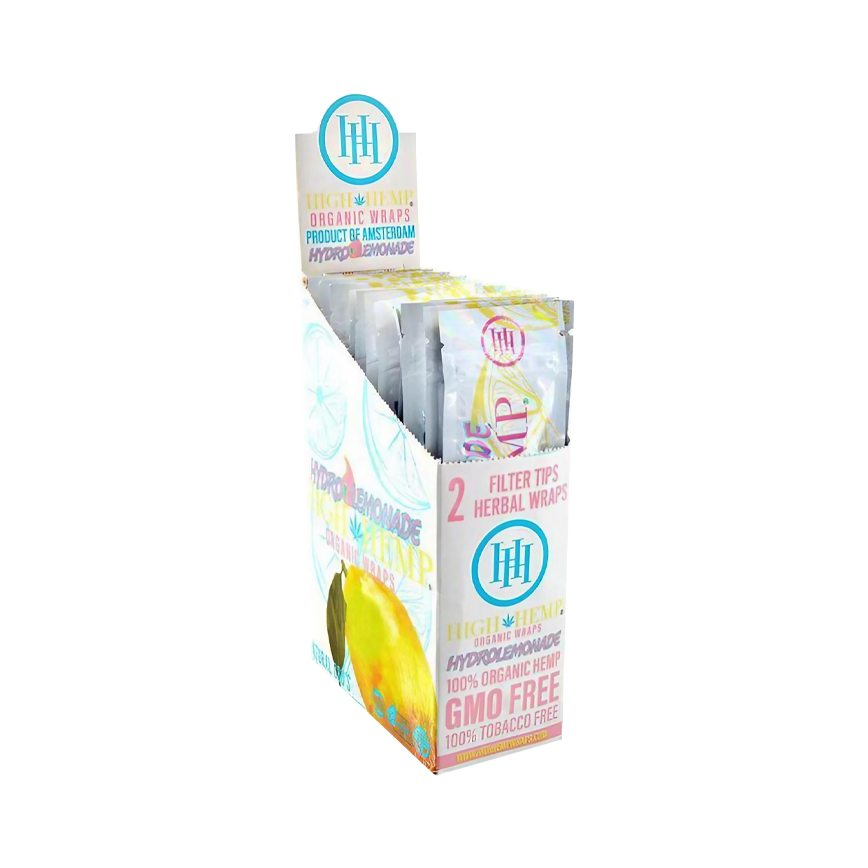 High Hemp Organic Wraps Hydro Lemonade