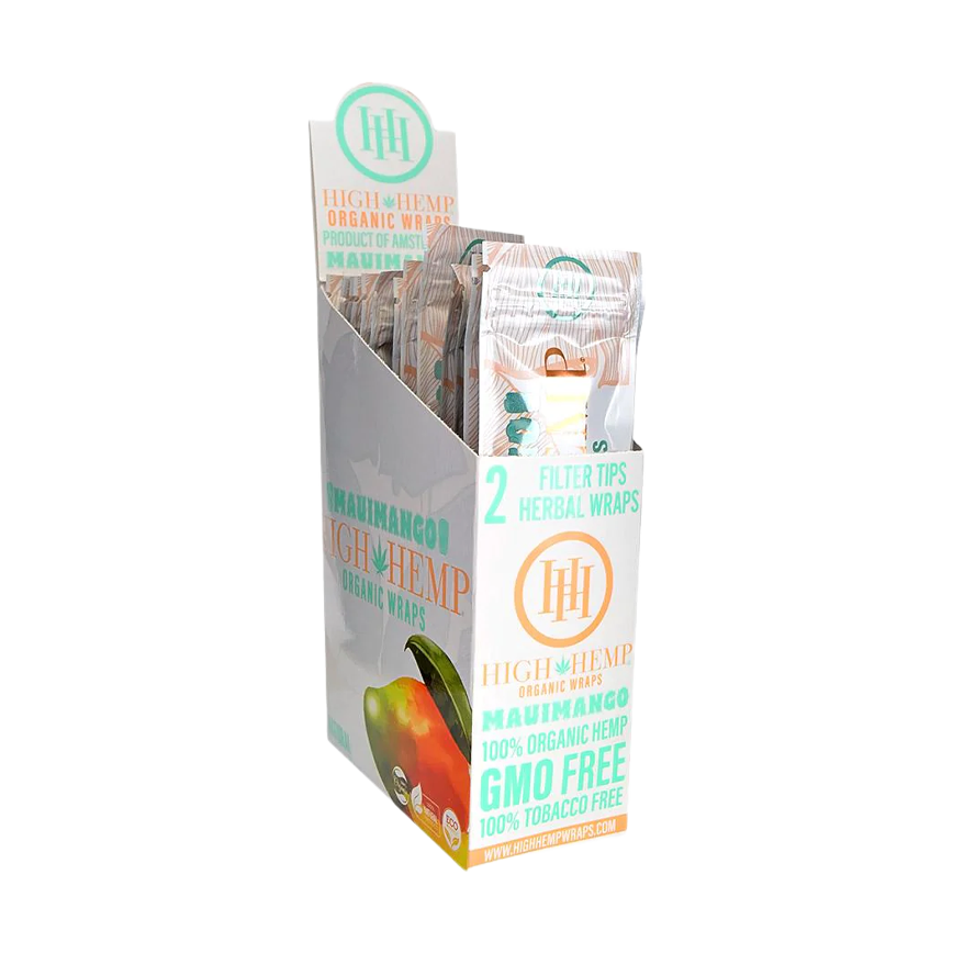 High Hemp Organic Wraps Mauimango 25Ct