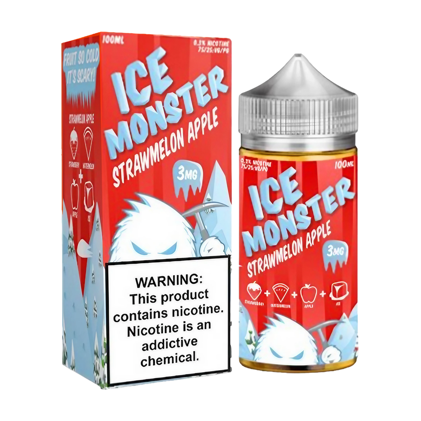 Ice Monster Strawmelon Apple 100Ml