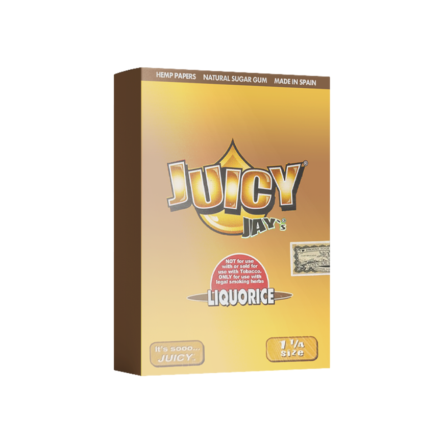 Juicy Jay'S Flavored Hemp Paper Liquo Rice 1 1/4 Size 24Ct