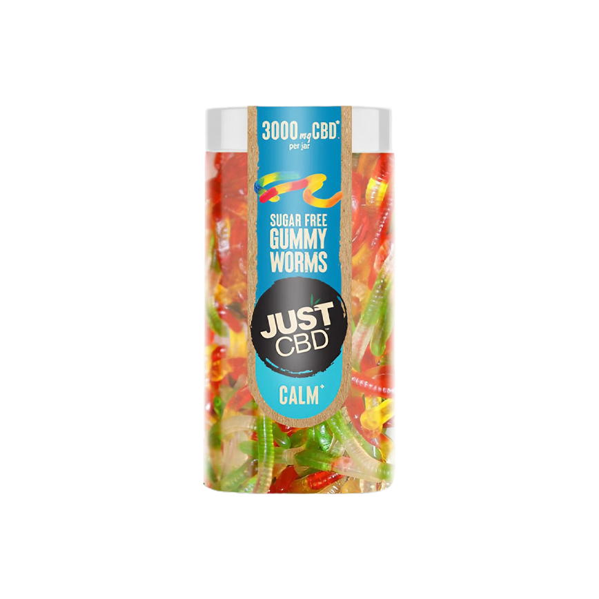 Just CBD Calm Sugar Free Gummy Worms CBD