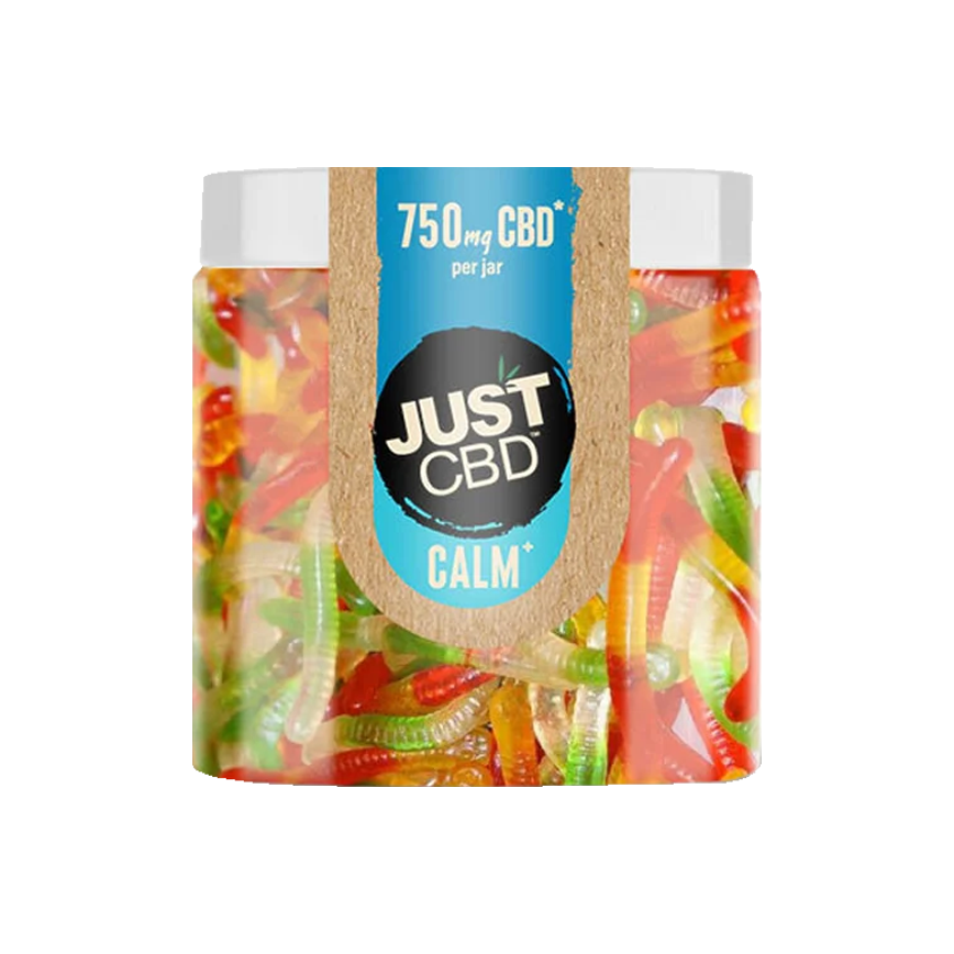 Just CBD Calm Sugar Free Gummy Worms CBD
