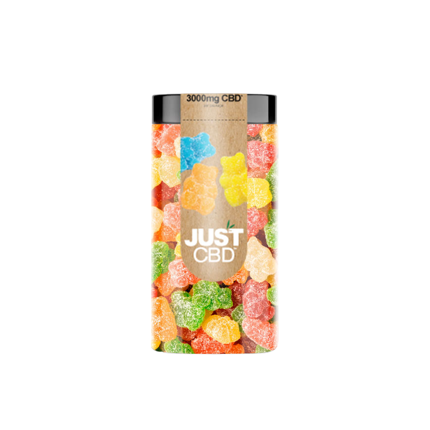 Just CBD Hemp Infused Gummies Sour Bears CBD